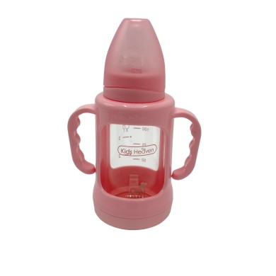 BIBERON EN VERRE AVEC BRAS 120ML KIDS HEAVEN KHA00103