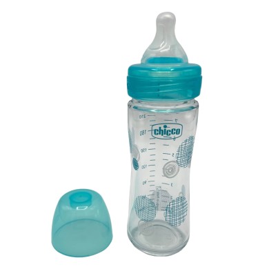 BIBERON CHICCO EN VERRE WELL BEING 240ML