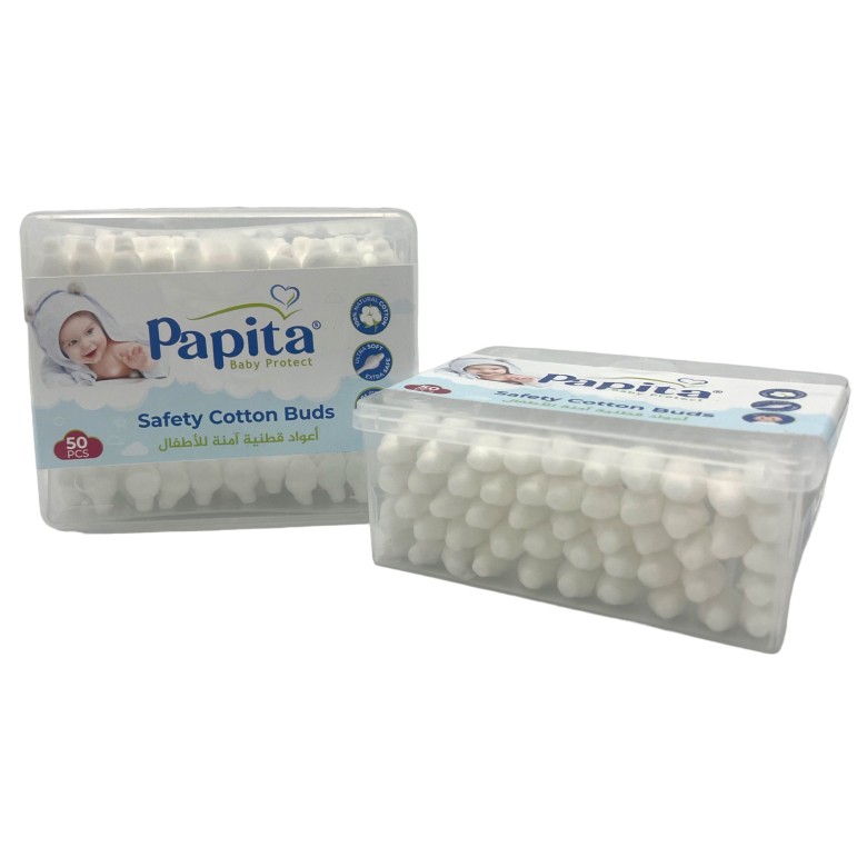 COTON TIGE SECURITE PAPITA 50PCS PA-1173