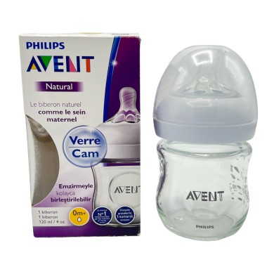 BIBERON AVENT NATURAL 120ML EN VERRE