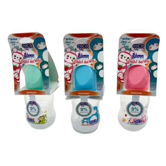 BIBERON EN PLASTIQUE STERILISABLE COCCO 150ML C-2312