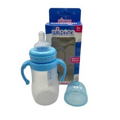 BIBERON SILICONE AVEC BRAS 240ML WILDANE WL200612