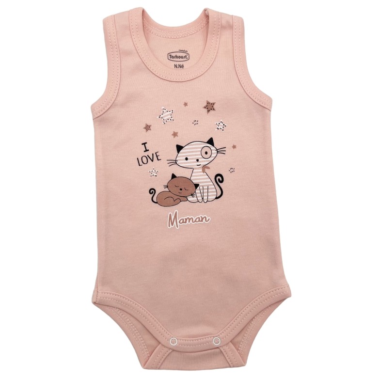 BODY CULOT GILET 0-12M TARKOUST DD341A/B