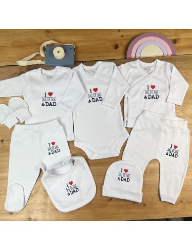 PACK BEBE I LOVE MUM&DAD COSVET 3-6M 311