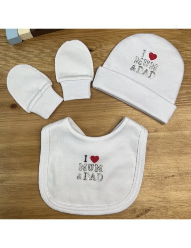 PACK BEBE I LOVE MUM&DAD COSVET 3-6M 311